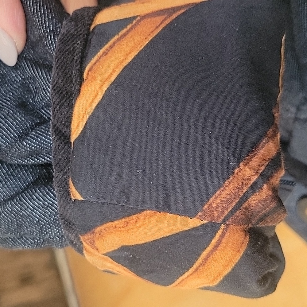 Ralph Lauren Vintage Black Denim Quilted Chore Jacket - Picture 14 of 14